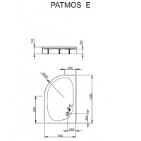 душовий піддон Radaway Patmos E 100x80 (4P81155-03L)