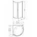 Душевая кабина Radaway Premium Plus B900 прозрачное стекло 30473-01-01N