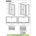 душові двері Radaway Premium Plus DWD 140 коричневе скло (33353-01-08N)