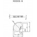 душовий піддон Radaway Rodos B 90x90 (4D99155-03)