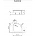 душовий піддон Radaway Самос A 80x80 (4S88300-03)