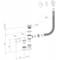 Сифон Radaway R135
