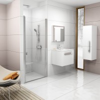 Душевые двери Ravak Chrome CSD1-80 полир.алюм./transparent (0QV40C00Z1)