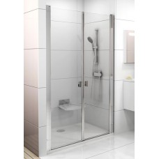 Душевые двери Ravak Chrome CSDL2-100 белый/transparent (0QVAC10LZ1)