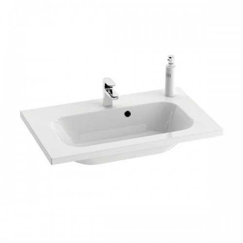 Умивальник Ravak Chrome 600 white з переливом (XJG01160000)