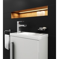 Умивальник Ravak Chrome L white з отвором (XJGL1100000)