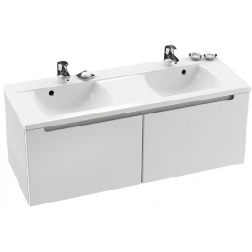 Тумба под двойной умывальник Ravak Classic SD 1300 белый/белый (X000000422)