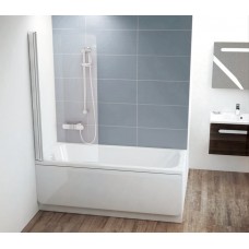 Штора для ванны Ravak CVS1-80 L белый/Transparent (7QL40100Z1)