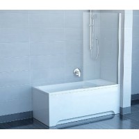 Штора для ванны Ravak CVS1-80 L белый/Transparent (7QL40100Z1)