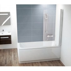 Штора для ванны Ravak CVS1-80 R белый/Transparent (7QR40100Z1)