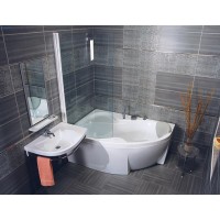 Штора для ванны Ravak CVSK1 ROSA 140/150 L сатин/Transparent (7QLM0U00Y1)
