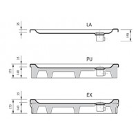 Душевой поддон Ravak Elipso 80 EX (A224401310)