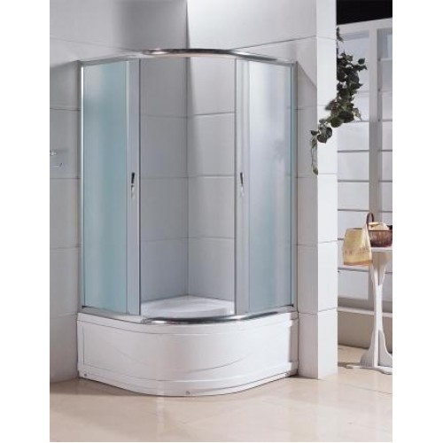 душова кабіна SANTEH 1021 G 100x100 скло сіре