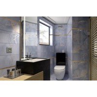 Плитка Golden Tile Onyx Blue 60x60 голубая (7А3580)