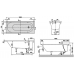 Ванна Villeroy & Boch Oberon 160x75 (UBQ160OBE2V-01)