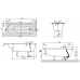 Ванна Villeroy & Boch Oberon 170x75 (UBQ170OBE2V-01)