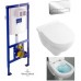 Комплект Унитаз подвесной Villeroy & Boch O.NOVO Direct Flush с крышкой soft-close+Viconnect инсталляция (92246100+92249061+5660HR01)