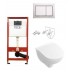 Комплект Унітаз підвісний Villeroy & Boch O. NOVO з кришкою+інсталяція Tecebase kit 4в1 (9400006+5688HR01)