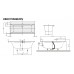 Ванна квариловая Villeroy & Boch Squaro Edge 12 170x75 с ножками (UBQ170SQE2DV-01)