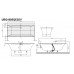Ванна кварилова Villeroy & Boch Squaro Edge 12 190X90 з ніжками (UBQ190SQE2DV-01)