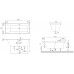 Ванна квариловая Villeroy & Boch Squaro Slim 180x80 с ножками (UBQ180SQS2V-01)