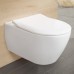 Унітаз підвісний Villeroy & Boch SUBWAY 2.0 з кришкою soft-close Slim (56001001 / 9M78S101)
