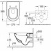 Комплект Унитаз подвесной Villeroy & Boch SUBWAY 2.0 Direct Flush с крышкой soft-close+Viconnect инсталляция+кнопка E200 (922461+922490+5614R2)