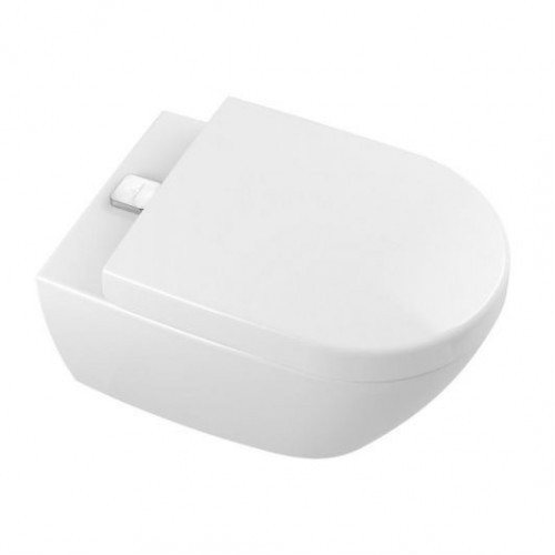 Унітаз підвісний Villeroy & Boch Subway 2.0 Directflush з технологією Vifresh з кришкою soft close (5614A101 / 9M68S101)