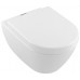 Унітаз підвісний Villeroy & Boch Subway 2.0 Directflush з технологією Vifresh з кришкою soft close (5614A101 / 9M68S101)