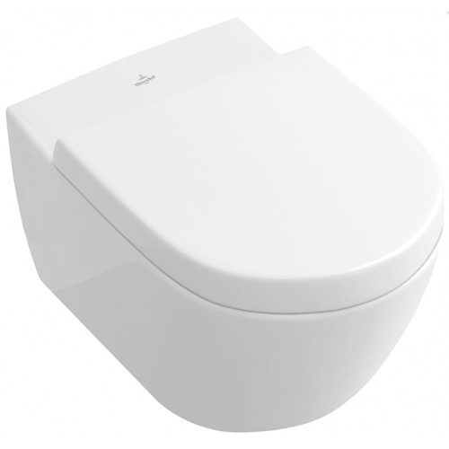 Унітаз підвісний Villeroy & Boch SUBWAY 2.0 з кришкою soft close (56001001 / 9M68S101)
