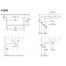 Умывальник Villeroy&Boch AVENTO 800х470 с отверстием (41568001)