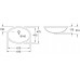 Раковина під стільницю Villeroy & Boch Evana 615x415 (61440001)