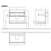 Тумба с умывальником Villeroy & Boch Venticello 80x50 см белая глянцевая (A92501DH+41048L01)