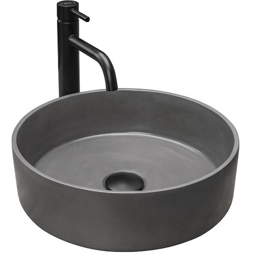 Умывальник на столешницу Rea Arena 36,5x36,5 L.Grey, REA-U2360