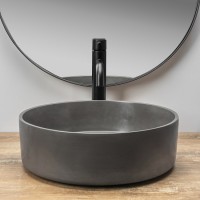 Умывальник на столешницу Rea Arena 36,5x36,5 L.Grey, REA-U2360