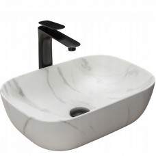 Раковина на столешницу Rea Belinda 46x32 marmur matt, REA-U8702