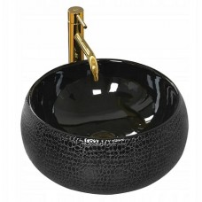 Раковина круглая Rea Dorisa 40x40 black, REA-U7913