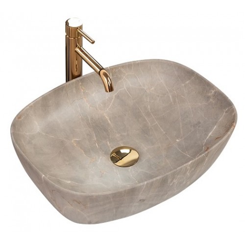 Раковина на столешницу Rea Freja 39,5x51 Beige (REA-U6647)