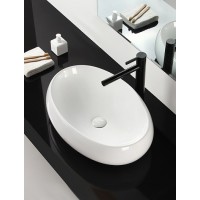 Раковина на столешницу Rea Melania 40,5x60 белая (REA-U0656)