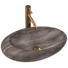Умывальник Rea Roxy A 49x31 Stone d.grey (REA-U6649)
