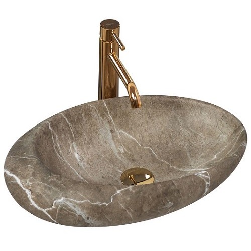 Умывальник Rea Roxy B 49x31 Stone nature (REA-U6650)
