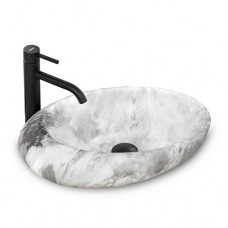 Умывальник Rea Roxy C 49x31 Stone l.grey (REA-U6651)