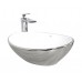Раковина Rea Sofia 41x34,5 silver/white, REA-U0420