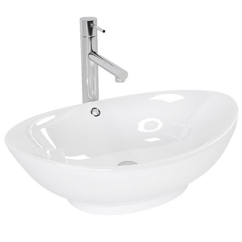 Умывальник на столешницу Rea Wendy 39x59,5 белый (REA-U0157)