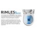 Унитаз подвесной Rea Ivo Rimless, сиденье медленнопадающее дюропласт slim (REA-C9201)