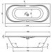 Ванна Vagnerplast Briana 170x75 с ножками (VPBA170BRI2X-01)