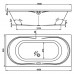 Ванна Vagnerplast Briana 185x90 с ножками (VPBA185BRI2X-04)