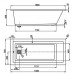 Ванна Vagnerplast Cavallo 150x70 с ножками (VPBA157CAV2X-01)