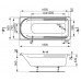 Ванна Vagnerplast Hera 180x80 с ножками (VPBA180HER2X-04)