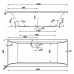 Ванна Vagnerplast Veronela 180x80 с ножками (VPBA180VEA2X-01)